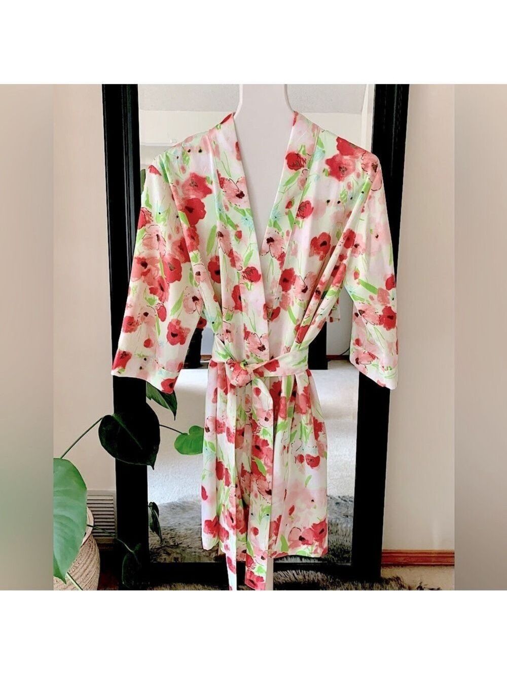 Cabernet Floral Robe